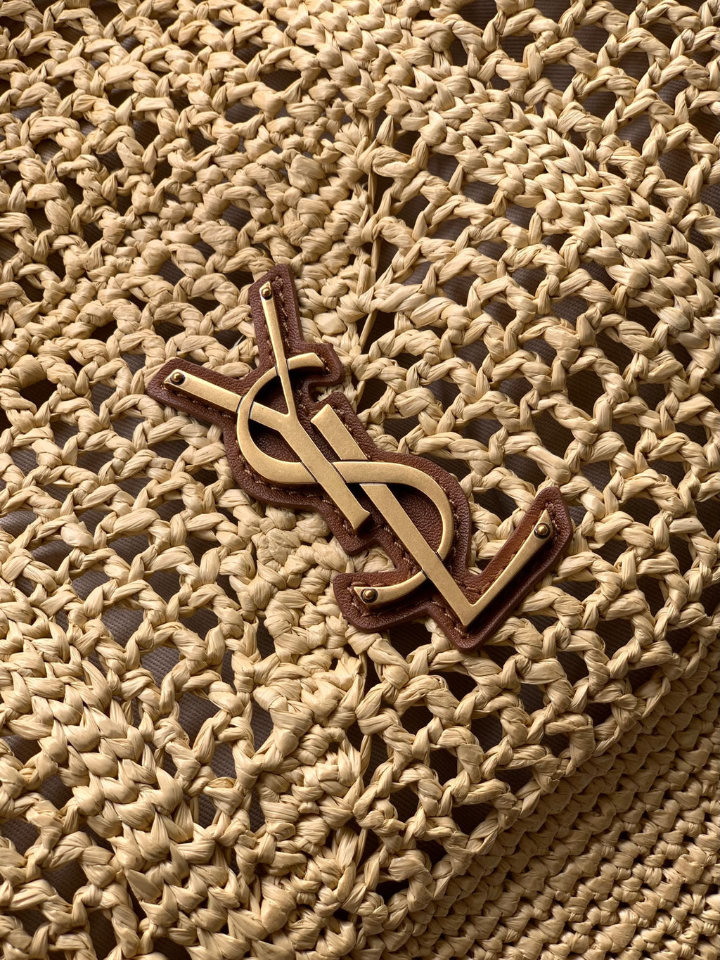 Luxury Woven Raffia Leather Shoulder Bag