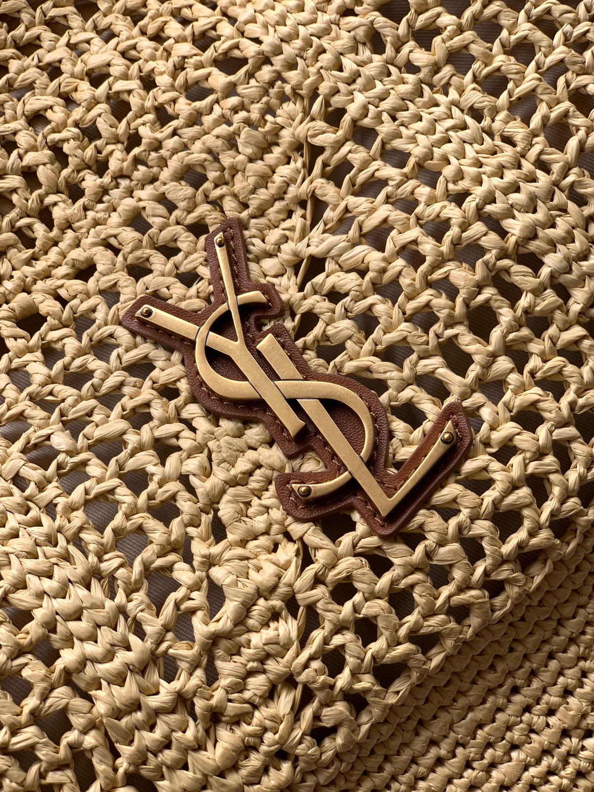 Luxury Woven Raffia Leather Shoulder Bag